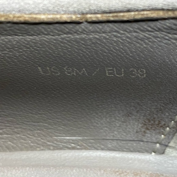 Vince.  Gray Satin Creeper Platform Lace Up Oxford size 8M - Picture 3 of 9